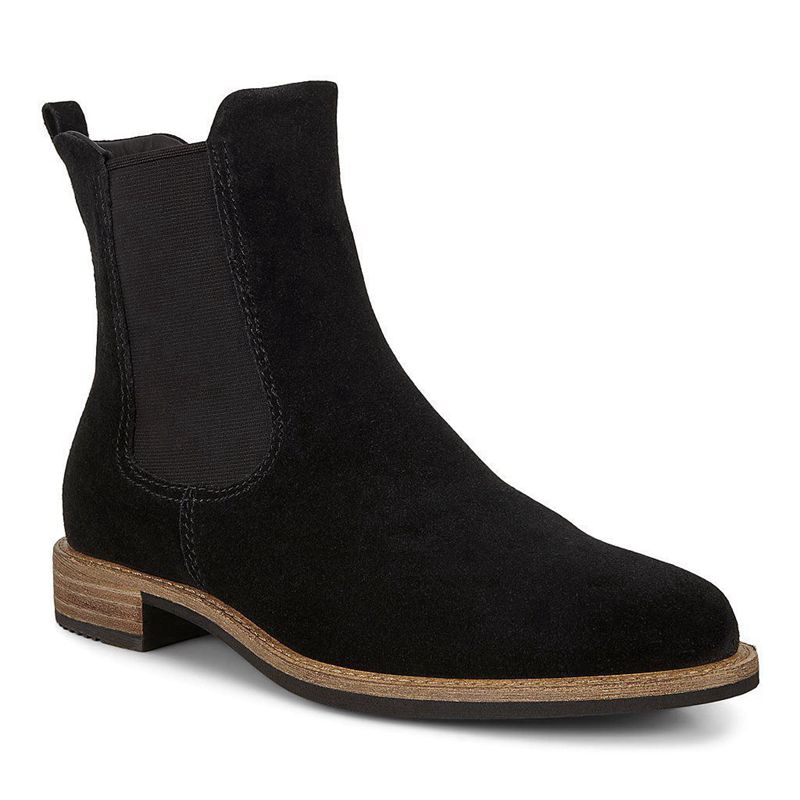 Women Boots Ecco Sartorelle 25 - Chelsea Boots Black - India ODLZMB642